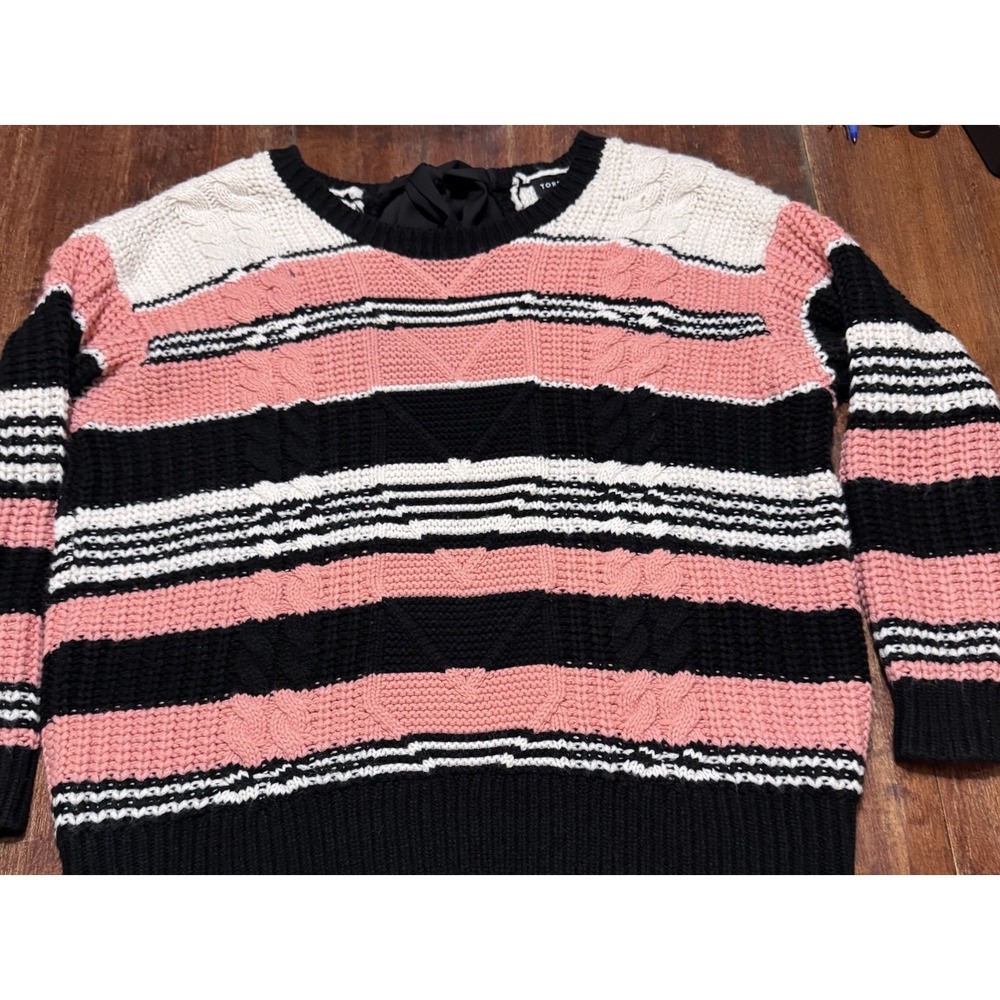 Torrid Cable Knit‎ Pullover Tie Back Sweater Size 0 (Size 12)